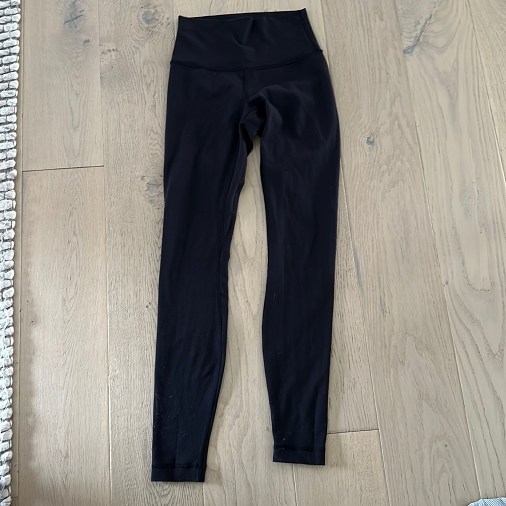 LULULEMON BLACK LEGGINGS WORN TWICE